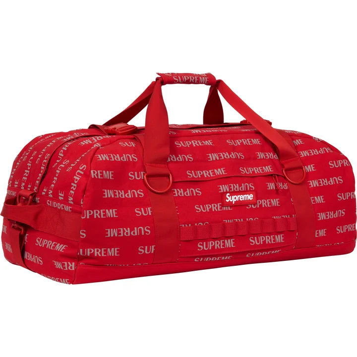 Supreme Red Large Duffle Bag FW26