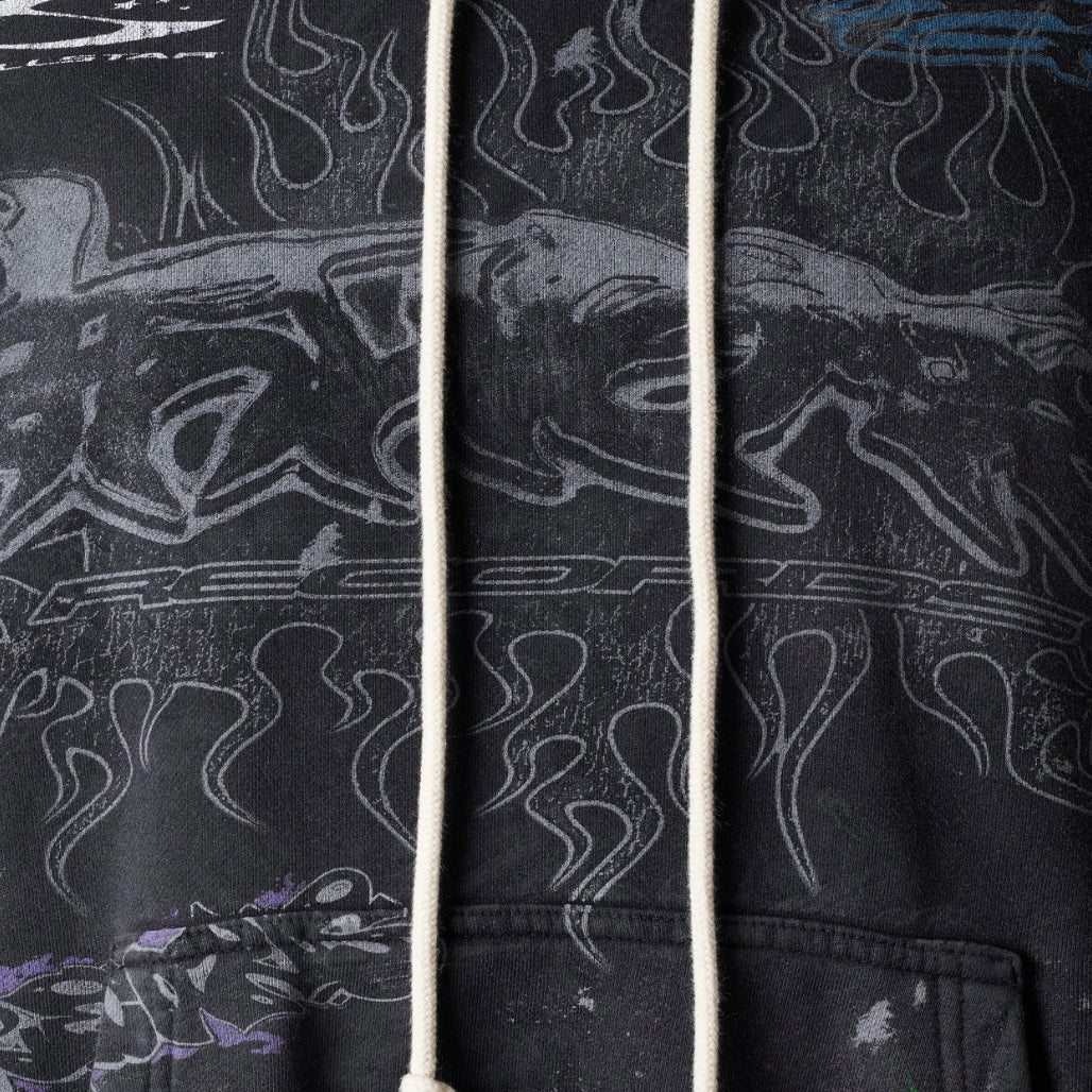 Hellstar Black Graffiti Hoodie
