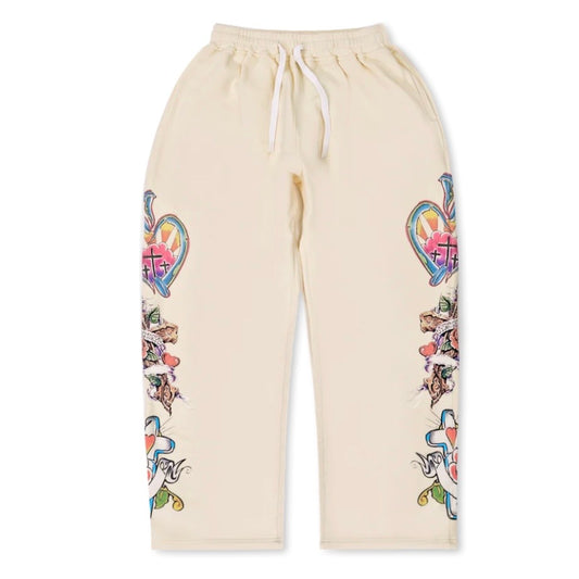 We Are Righteous Cream Risen King Sweatpants