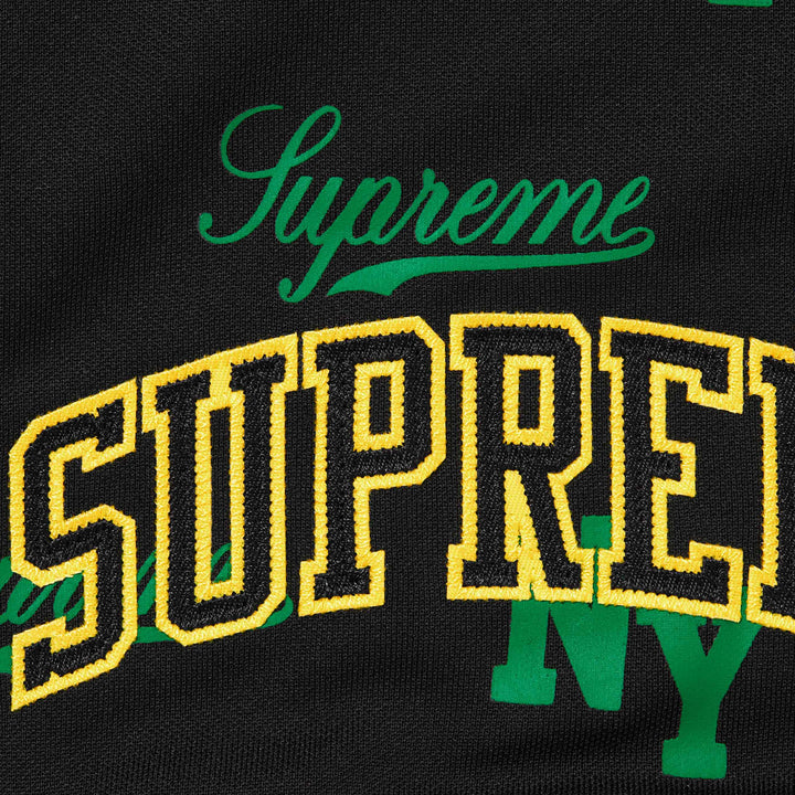 Supreme Mitchell & Ness Black Monogram Basketball Shorts