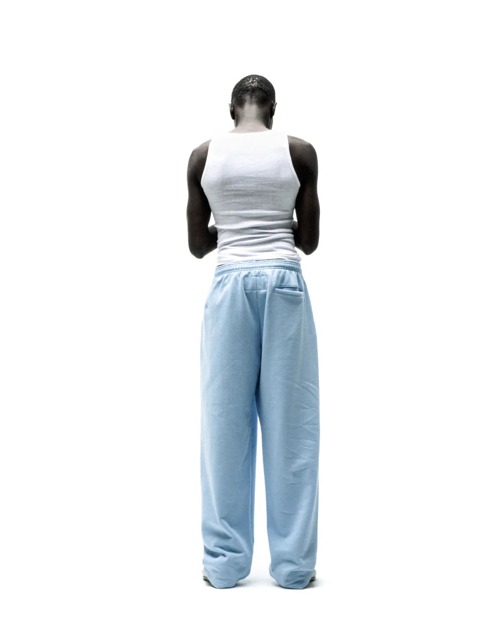 Sp5der Rock Blue Mixed Stone OG Logo Sweatpants
