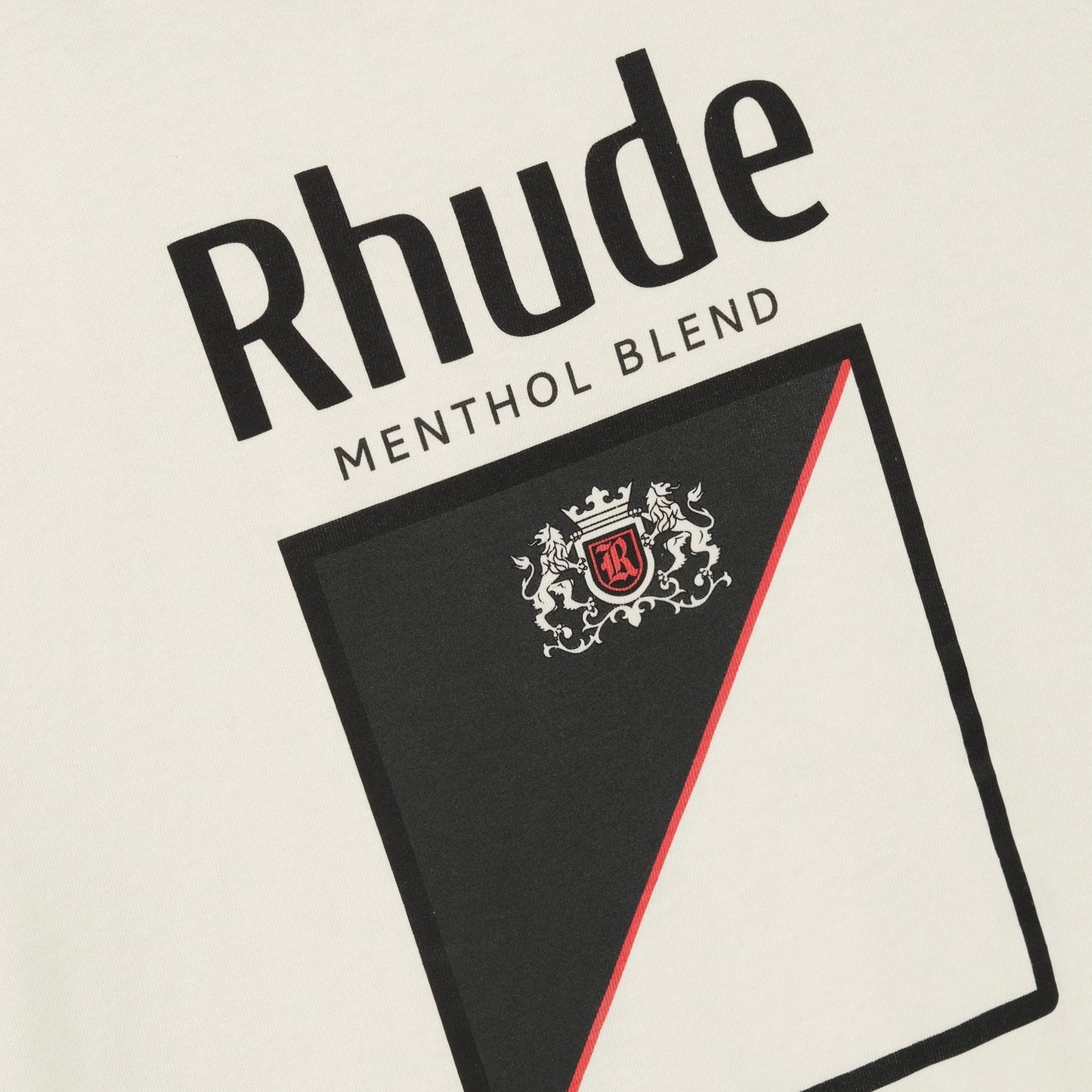 Rhude Vintage White Collins Fumar T-Shirt