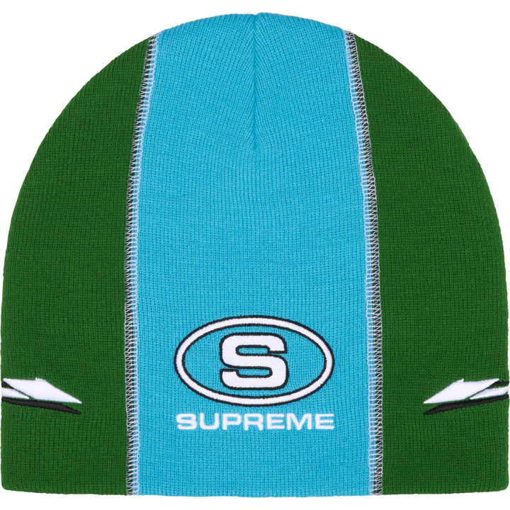 Supreme Light Blue Racing Panel Beanie