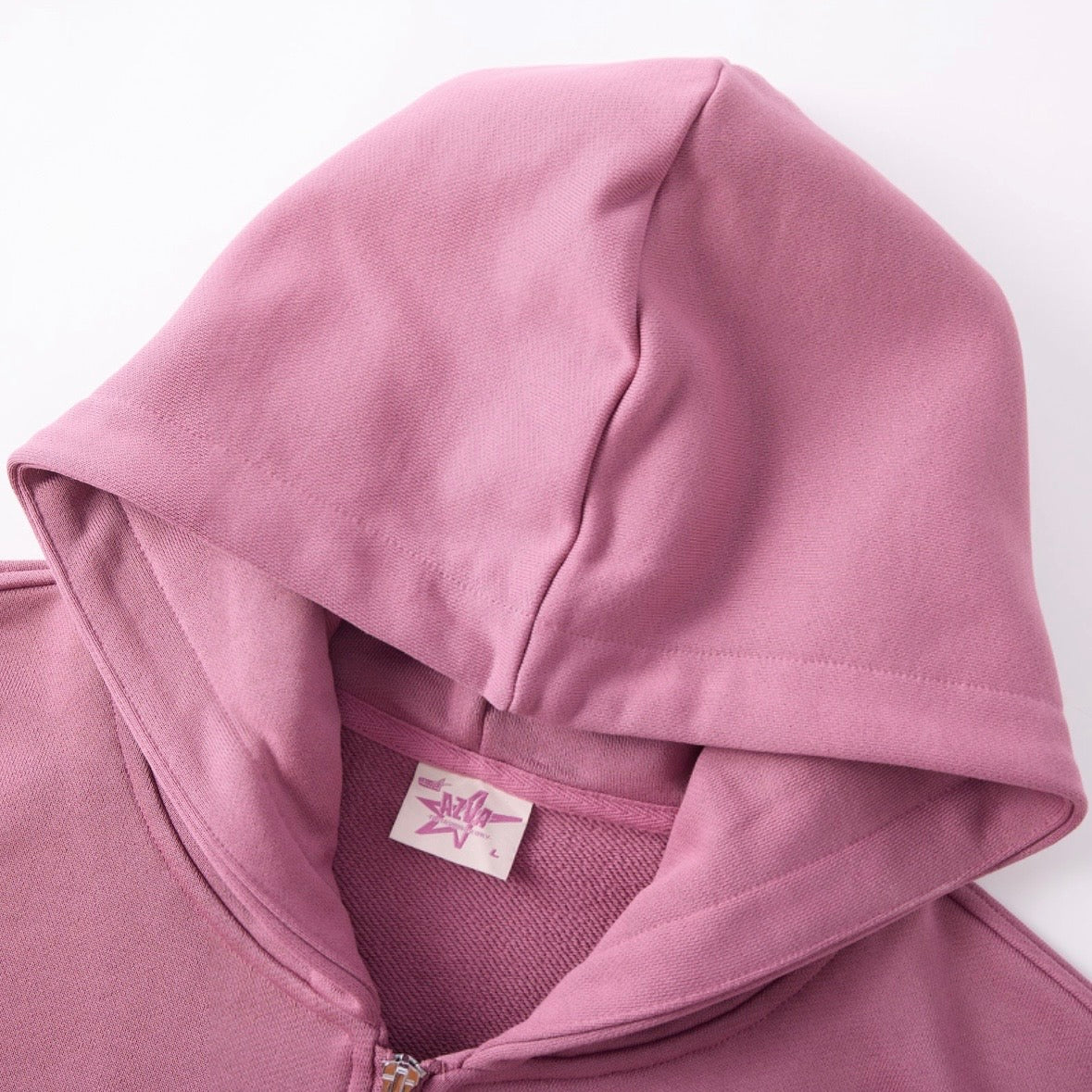 AZVA Raspberry Crystal Cactus Zip Hoodie