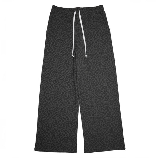 AZVA Black Leopard Art Sweatpants