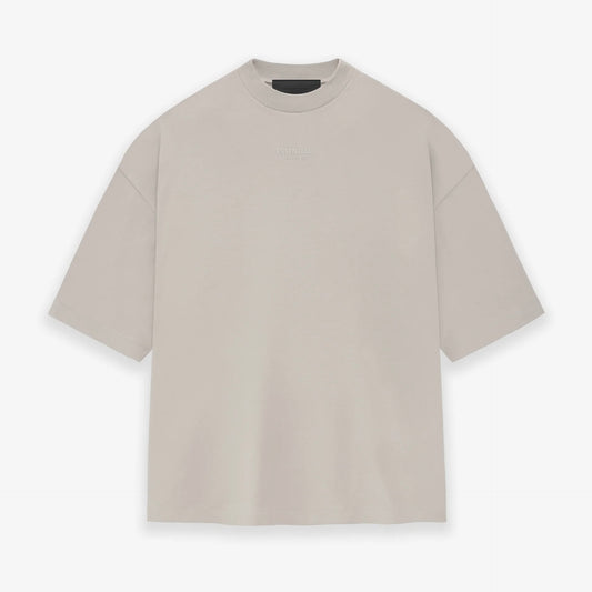 Fear of God Essentials Silver Cloud T-Shirt Front View