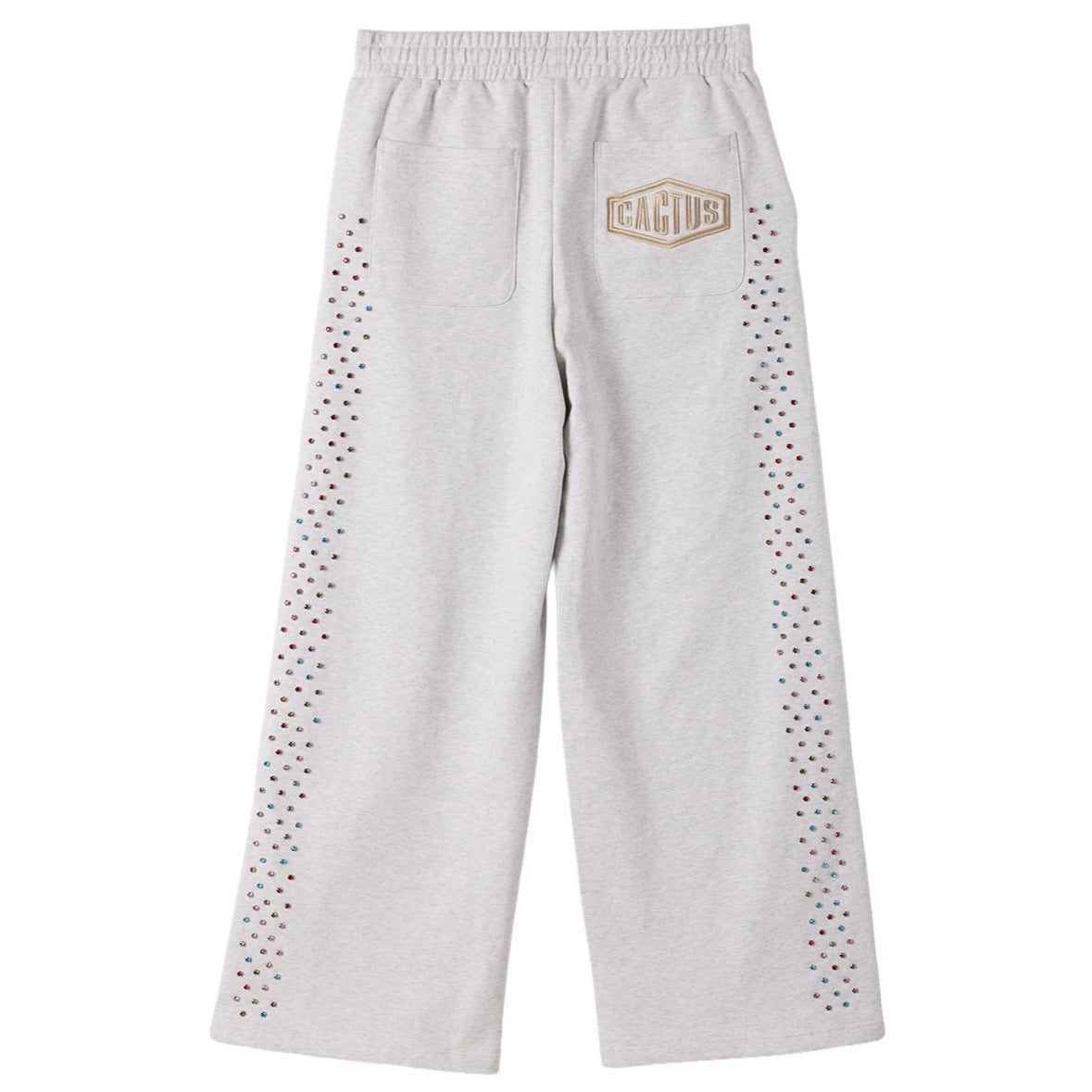 AZVA Grey Crystal Cactus Sweatpants