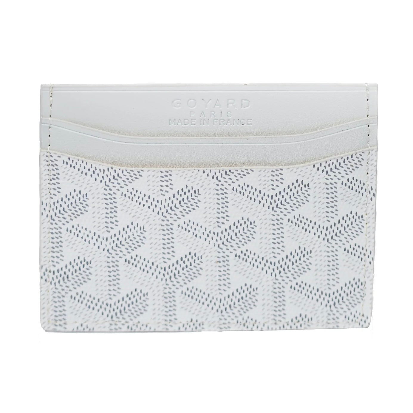 Goyard White Saint Sulpice Card Holder