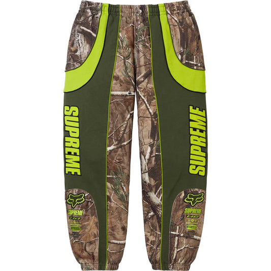 Supreme Fox Racing Green Realtree Camo Sweatpants
