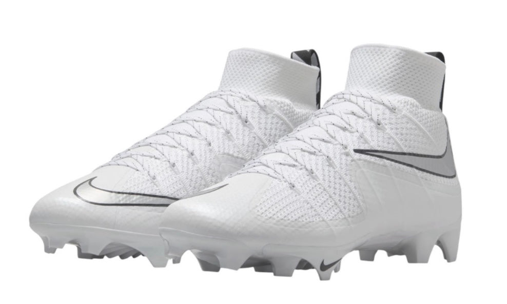 Nike Vapor Edge 360 Untouchable White Metallic Silver Cleats