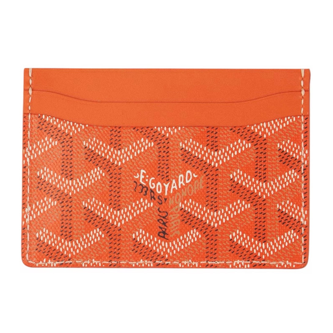 Goyard Orange Saint Sulpice Card Holder