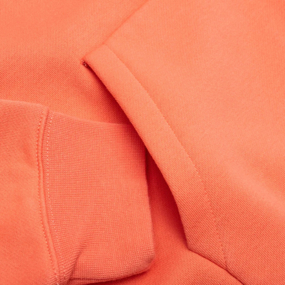 Fear of God Essentials Coral Hoodie Close View 3