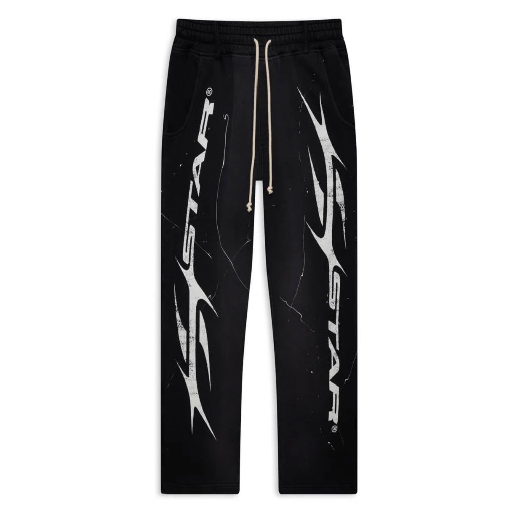 Hellstar Black HStar Sweatpants Front