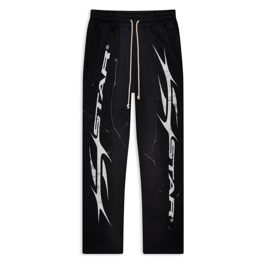 Hellstar Black HStar Sweatpants Front