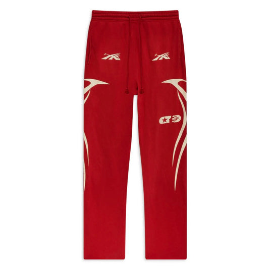 Hellstar Red Sports Sweatpants Front