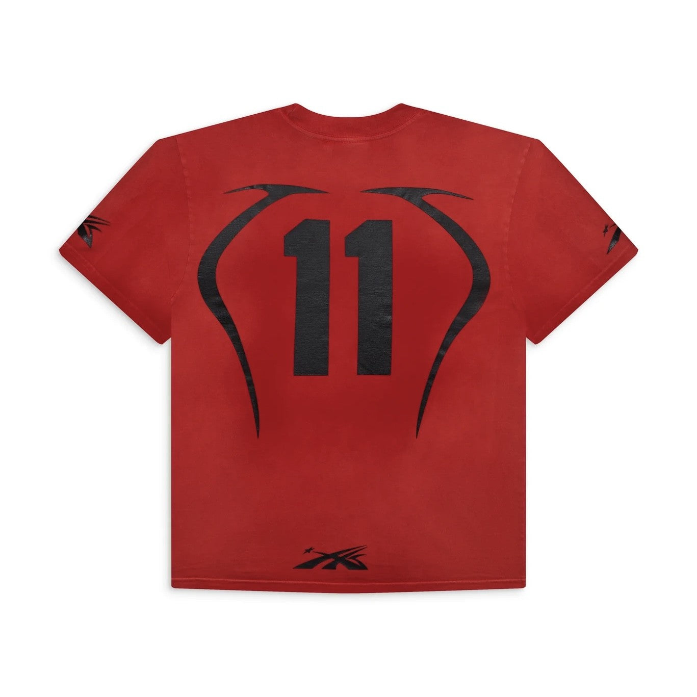 Hellstar Red Warm Up T-Shirt Back