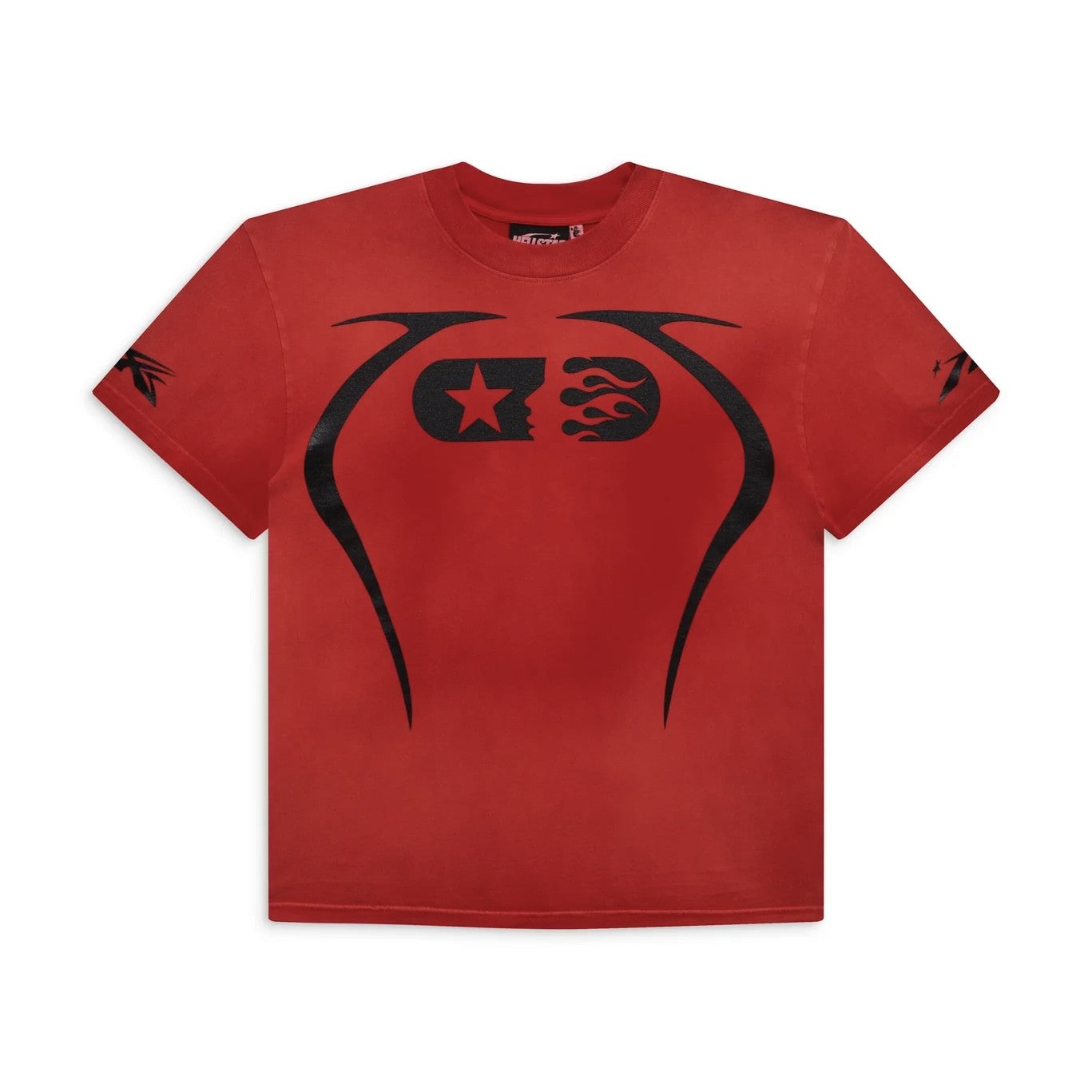 Hellstar Red Warm Up T-Shirt Front