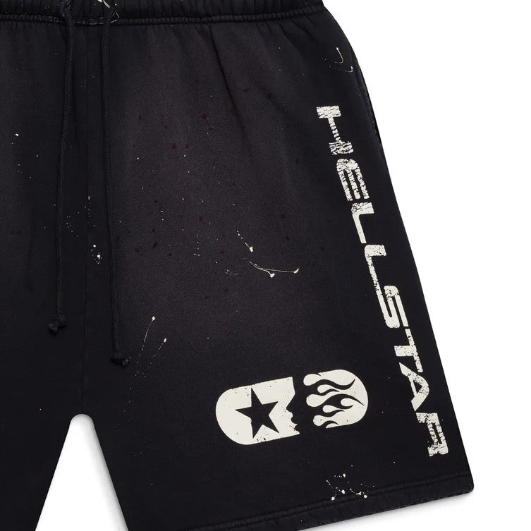 Hellstar Studios Black Shorts Close