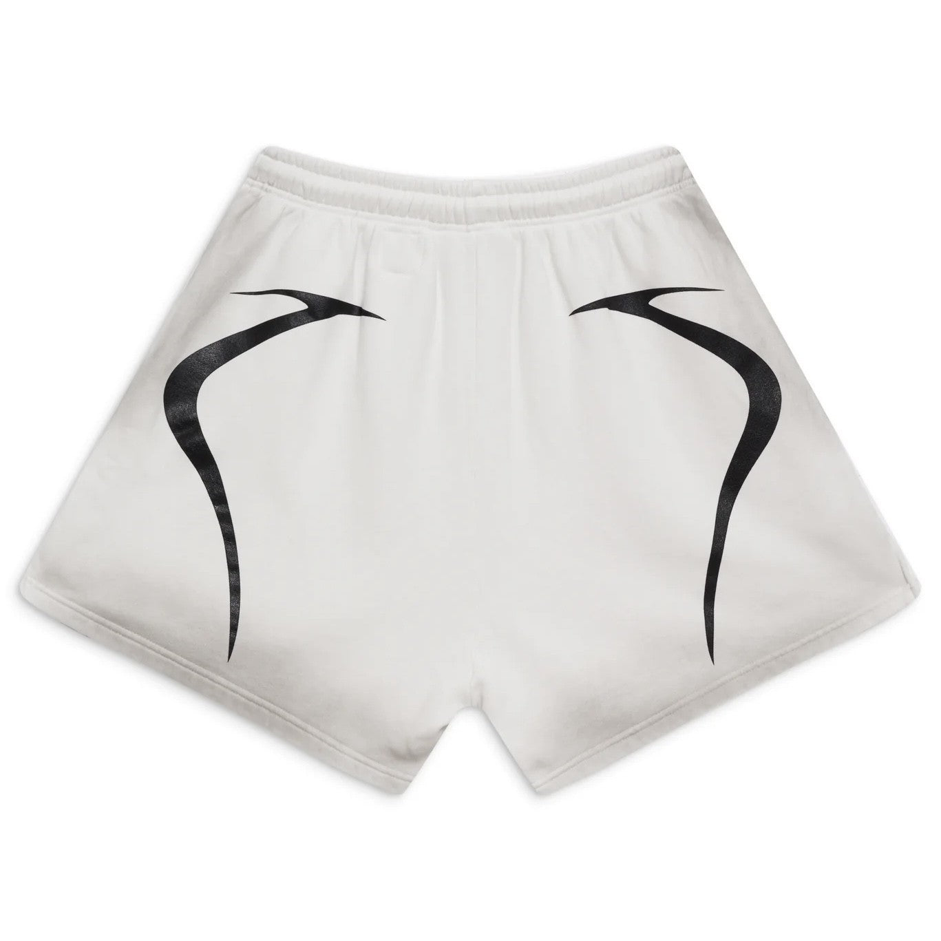 Hellstar White Warm Up Shorts Back