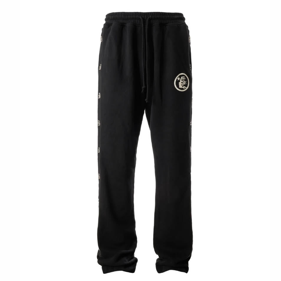 Hellstar Black Mirror Face Sweatpants