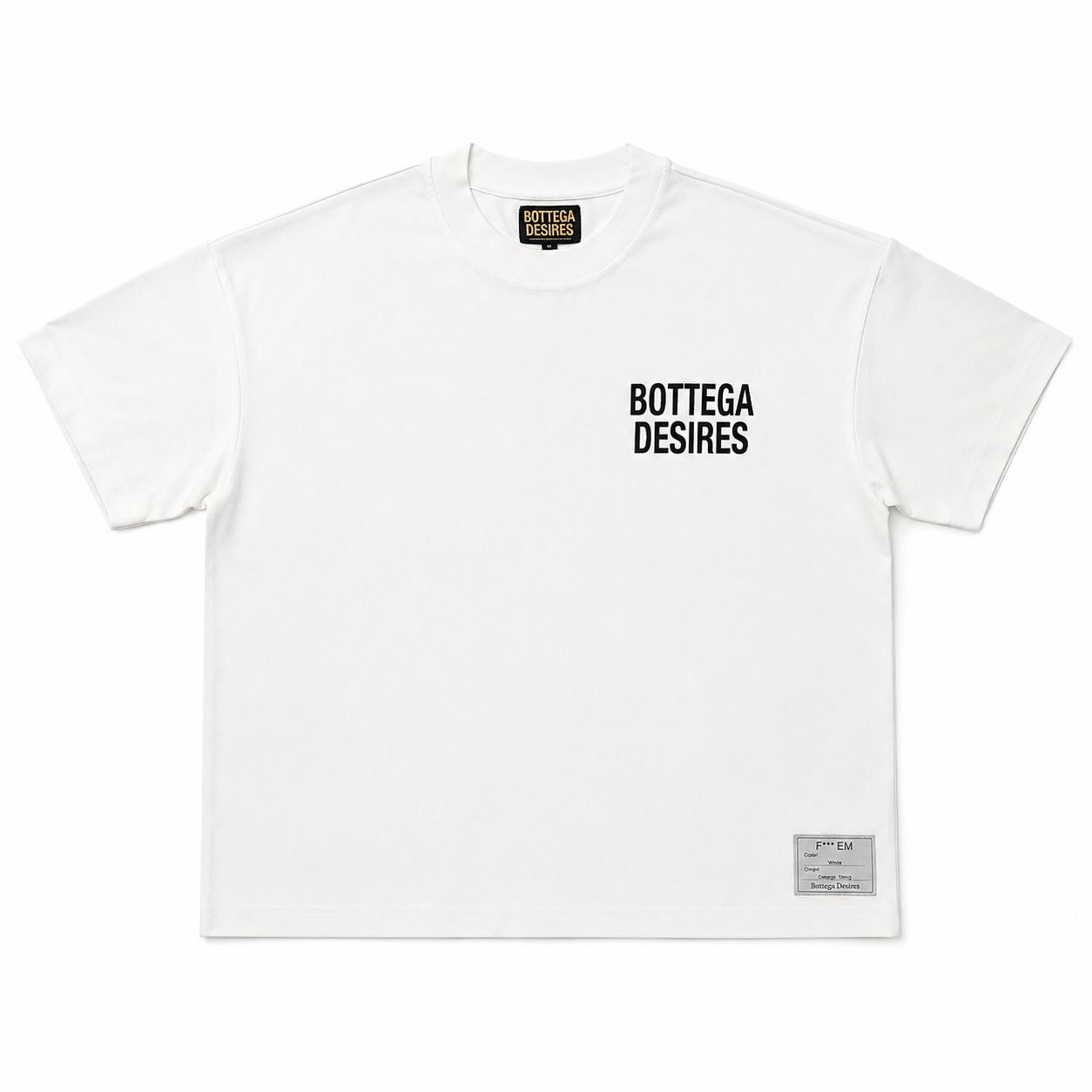 Bottega Desires White Fuck Em T-Shirt