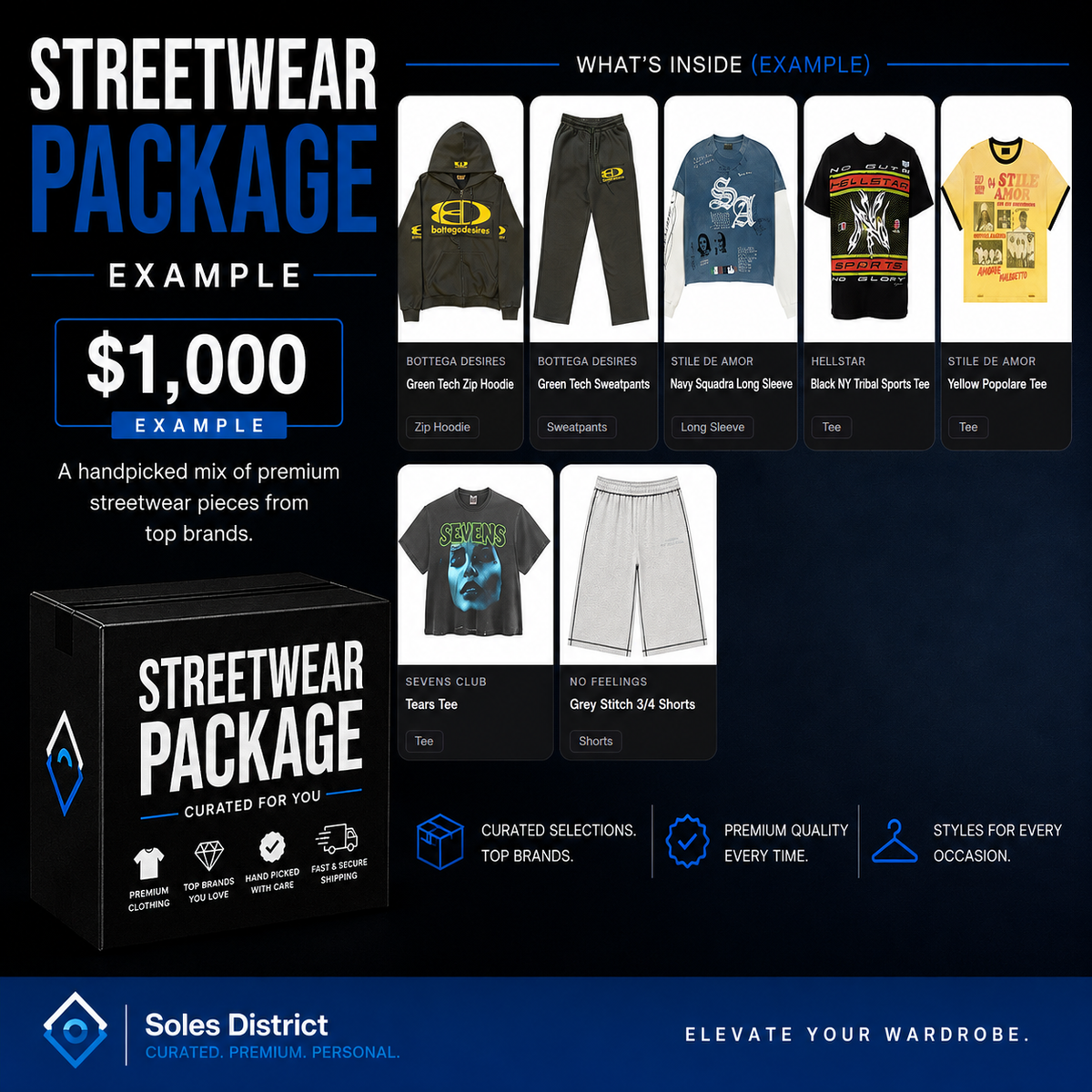 $1,000 Streetwear Package