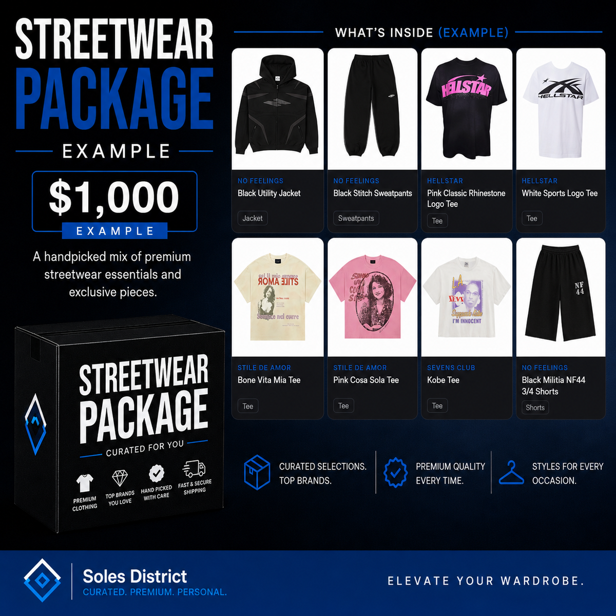 $1,000 Streetwear Package