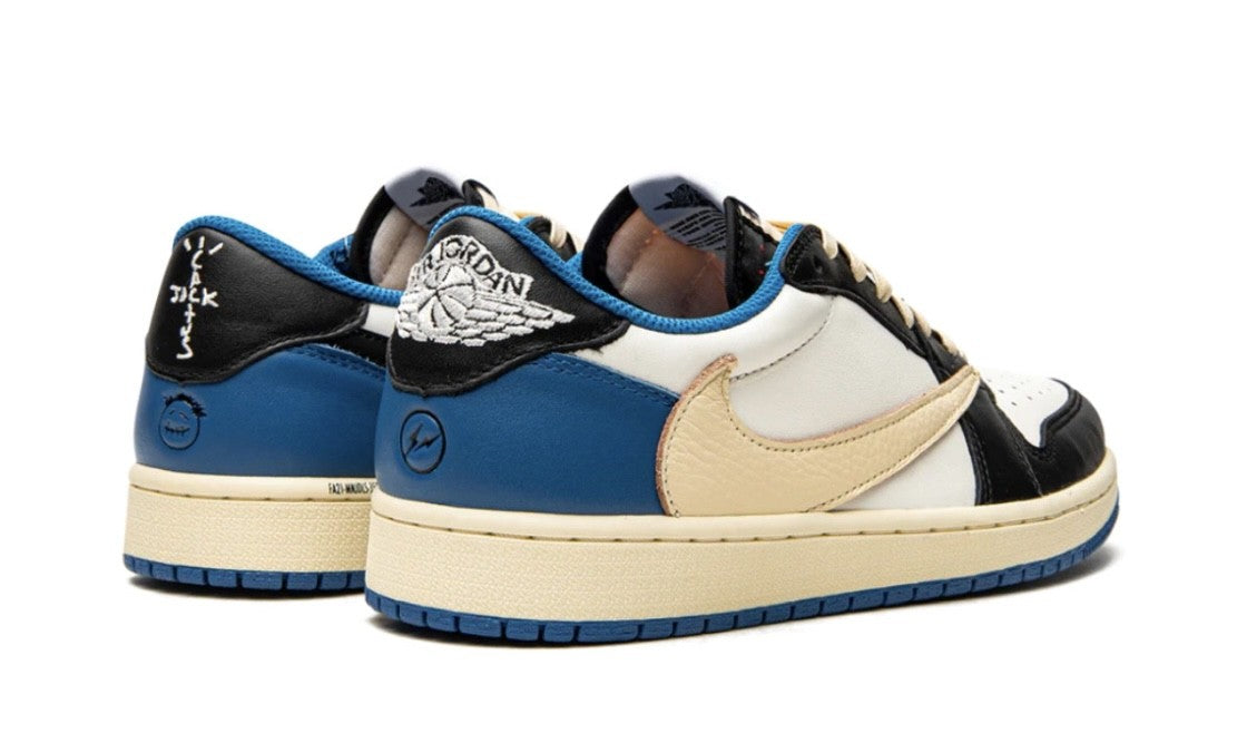 Jordan 1 Low Fragment Travis Scott Back