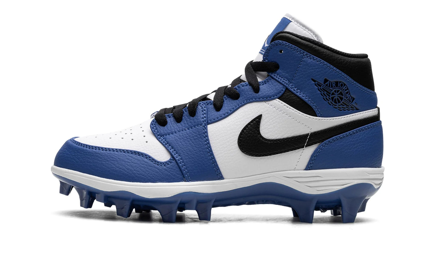 Jordan 1 Mid TD Game Royal Football Cleat Side