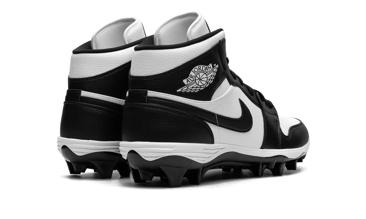 Jordan 1 Mid TD Panda Football Cleats Back