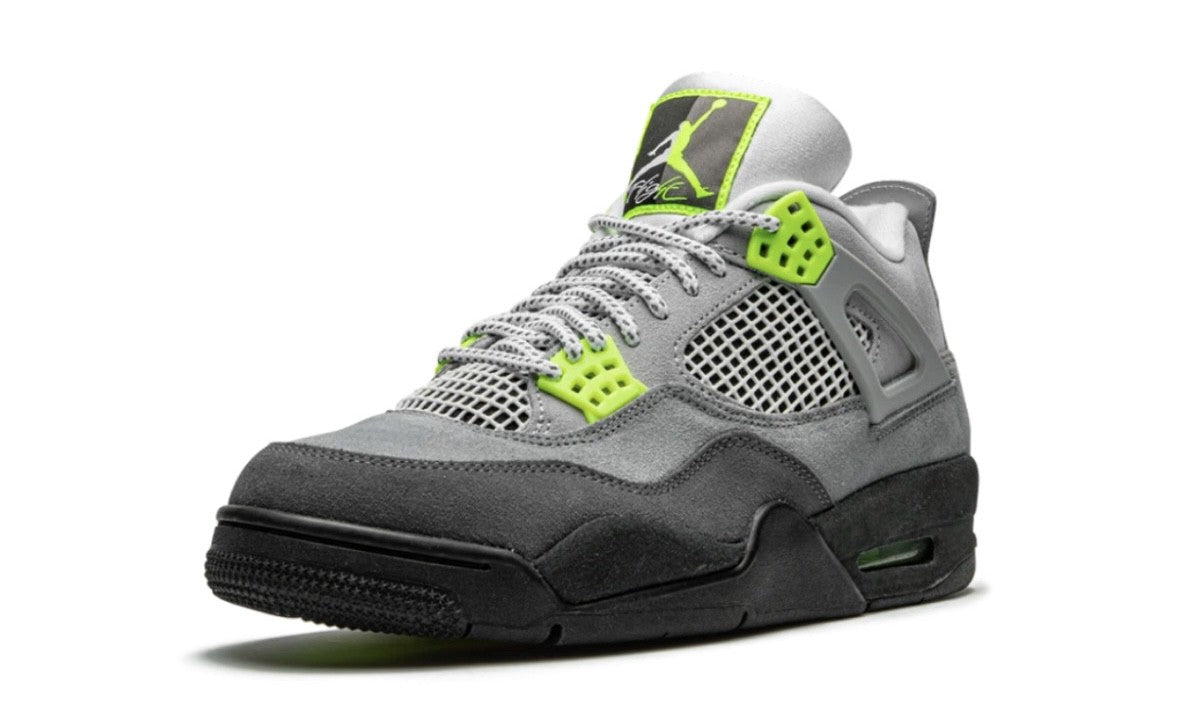 Jordan 4 95 Neon Front Left