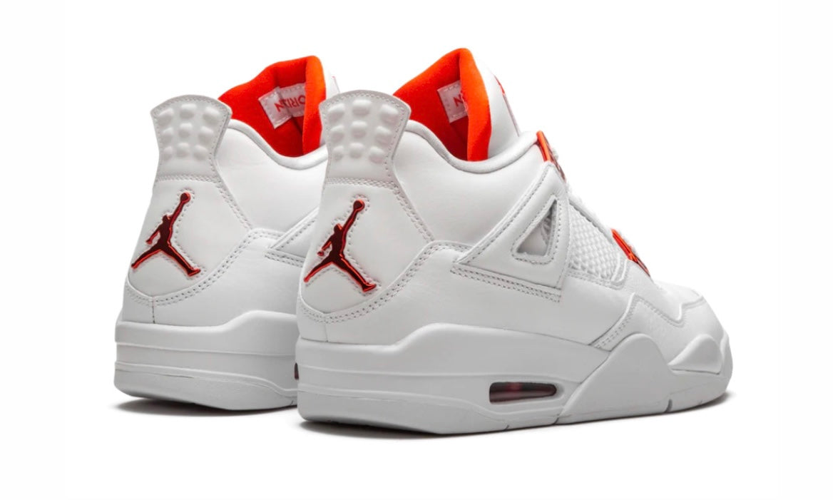 Jordan 4 Metallic Orange Back