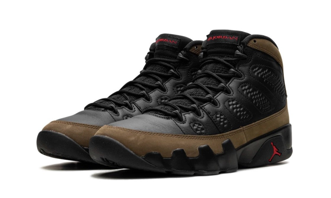 Jordan 9 Olive Front