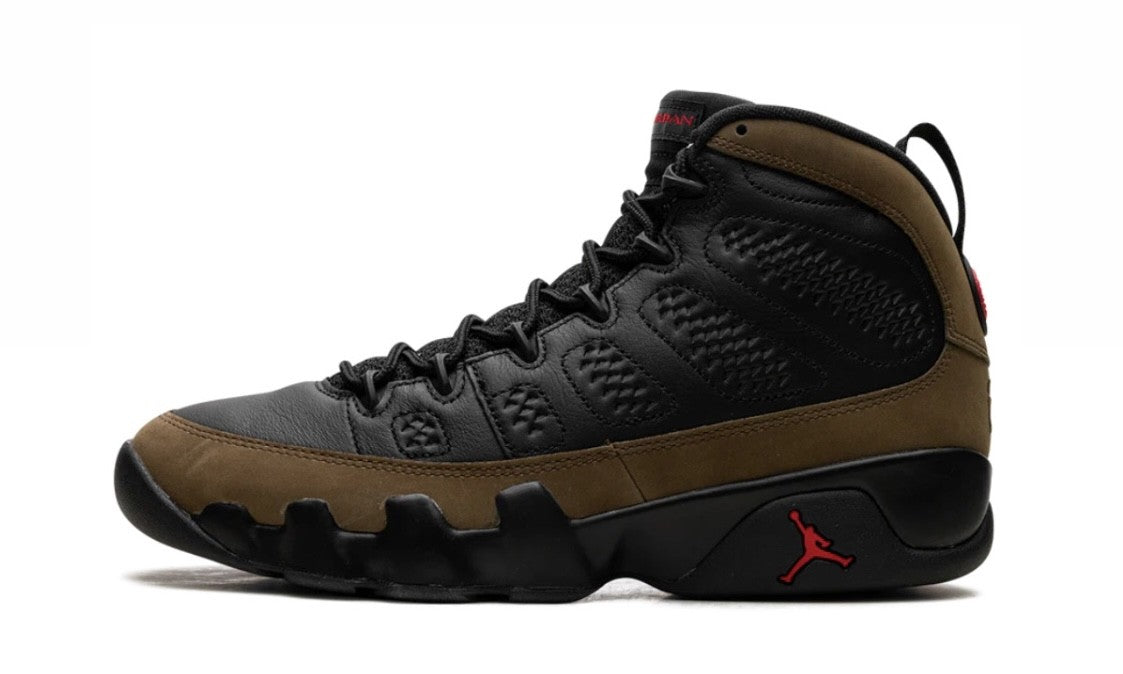 Jordan 9 Olive Side