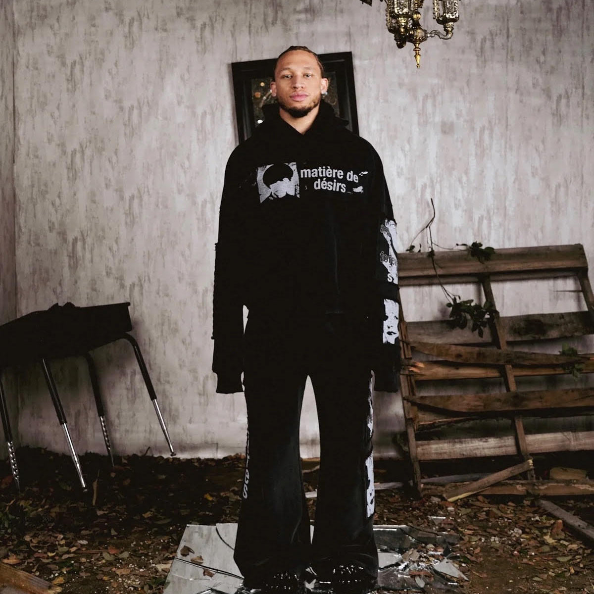 Matiere De Desirs Black Encore Hoodie