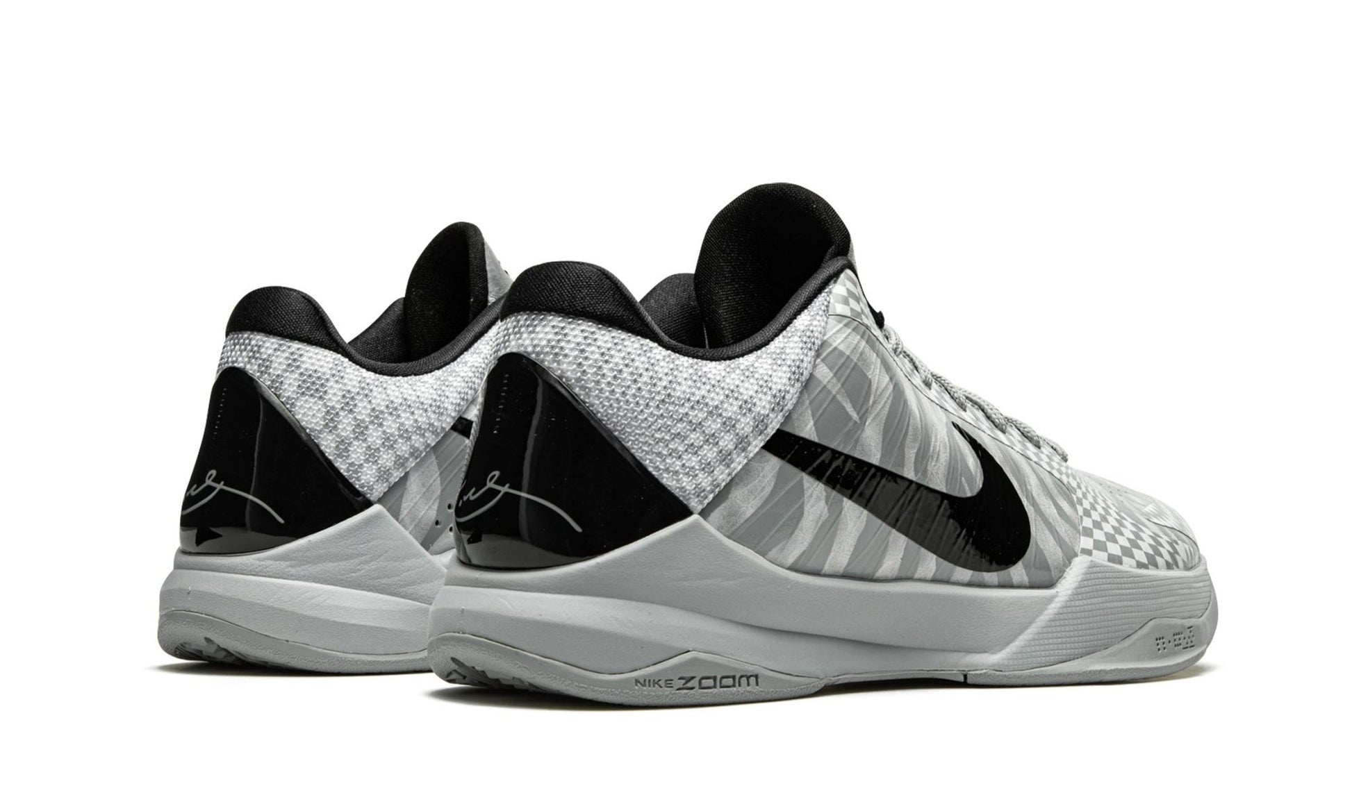 Nike Kobe 5 Protro Zebra DeMar DeRozen Back