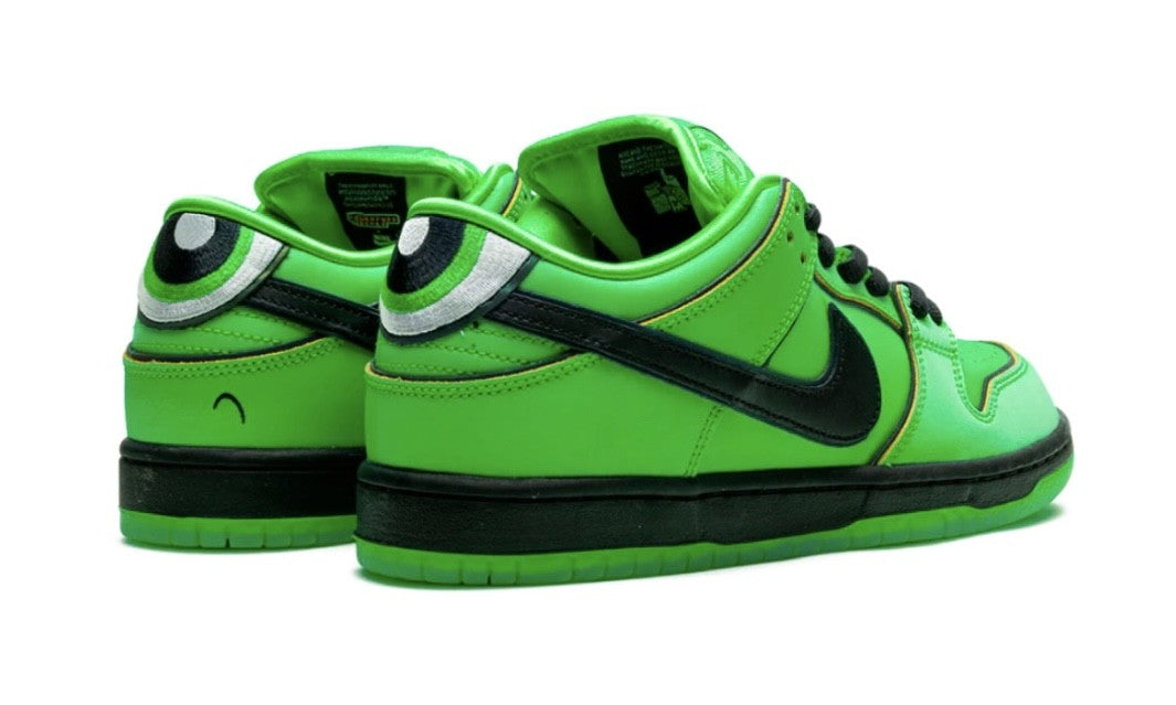 Nike SB Dunk Low The Powerpuff Girls Buttercup Back