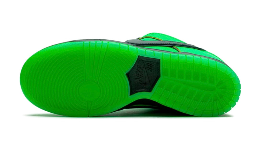 Nike SB Dunk Low The Powerpuff Girls Buttercup Bottom Outsole