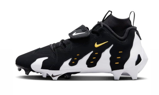 Nike Vapor Edge 360 DT Black White Cleats Side