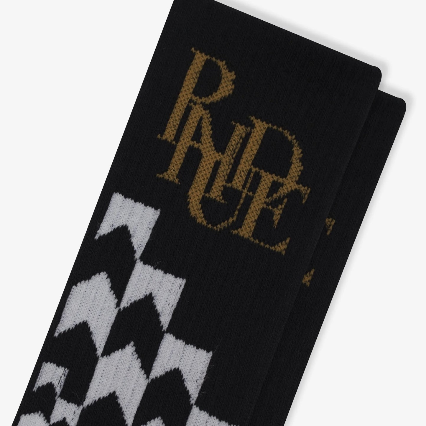 Rhude Black Racing Socks Close