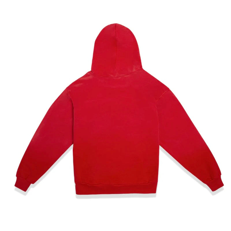 Sp5der OG Logo Red Yellow Hoodie Back