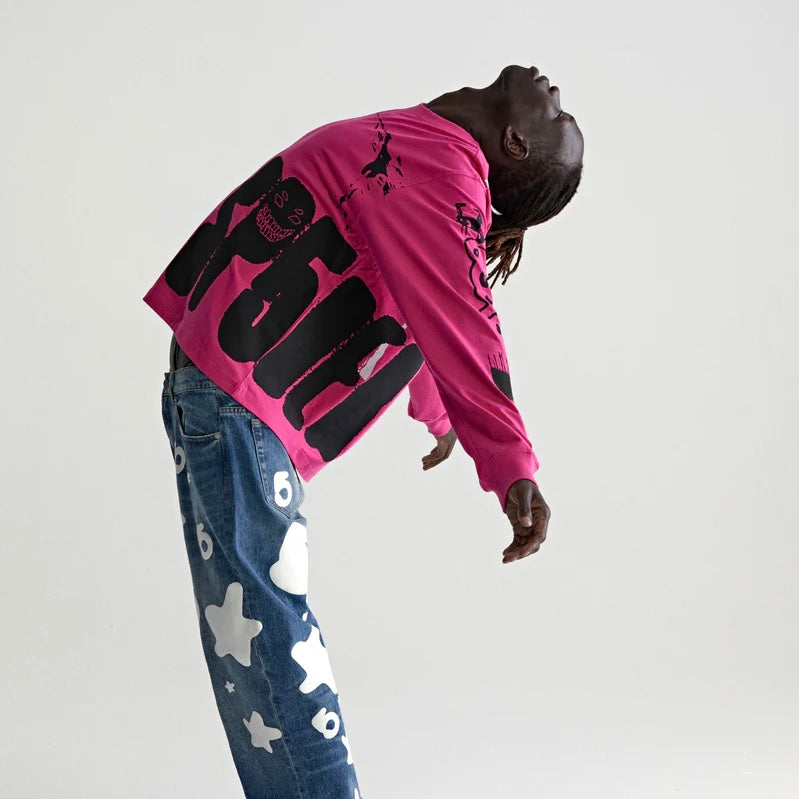 Sp5der Pink X-Ray Long Sleeve Shirt