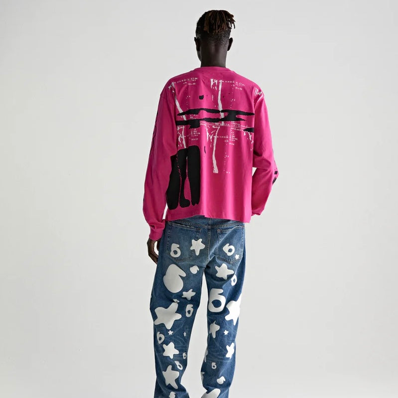 Sp5der Pink X-Ray Long Sleeve Shirt