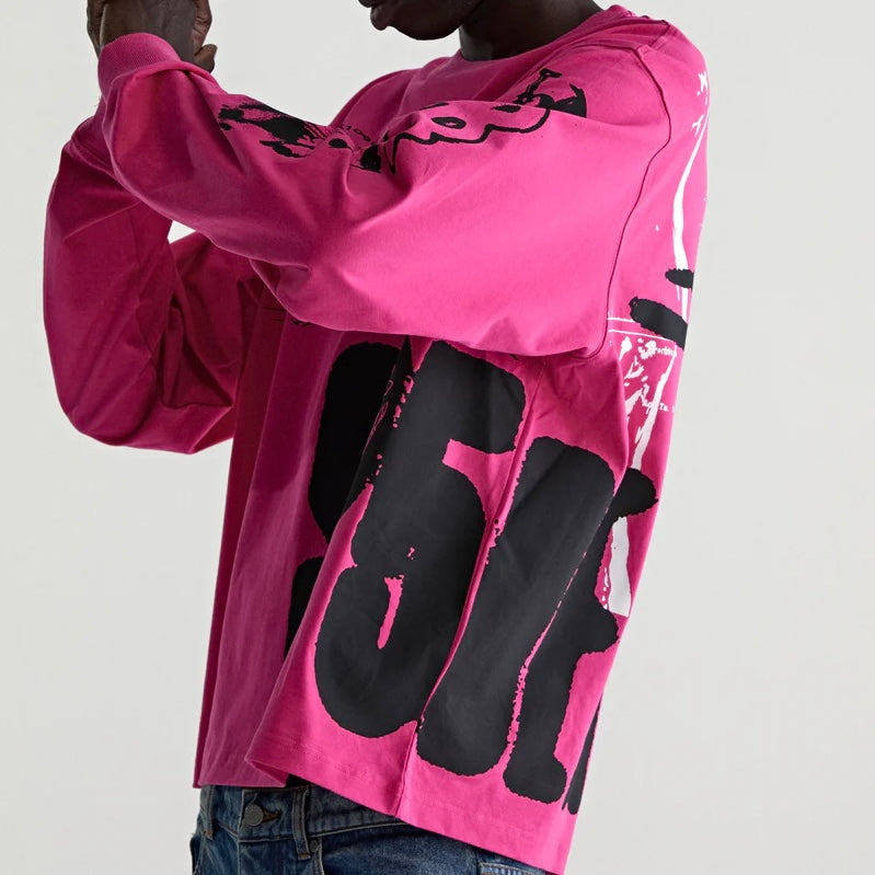 Sp5der Pink X-Ray Long Sleeve Shirt