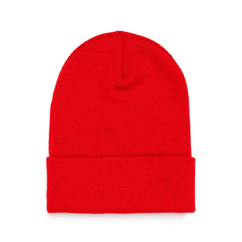 Sp5der Red Rhinestone Web Beanie Back