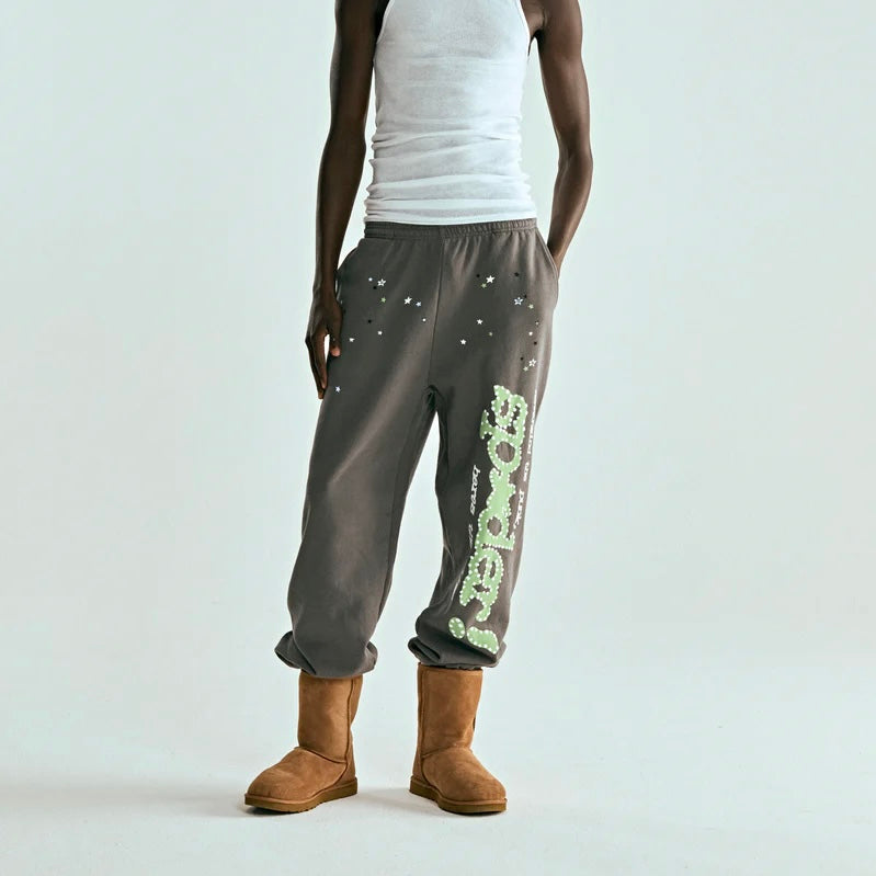 Sp5der Slate Grey Punk V2 Sweatpants