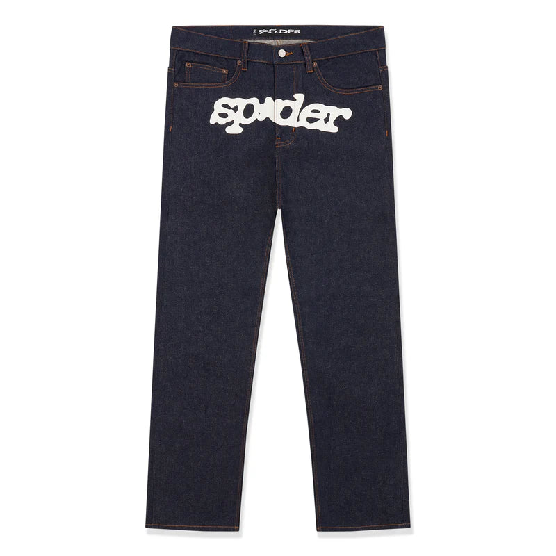 Sp5der V3 Dark Indigo Denim Front