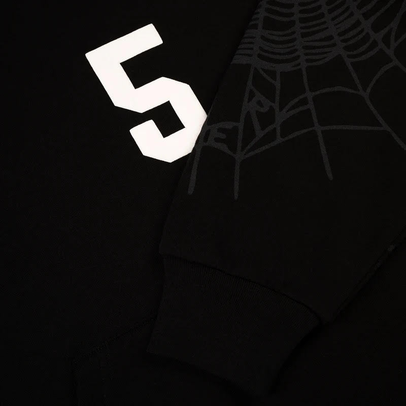 Sp5der Black Stadium Hoodie