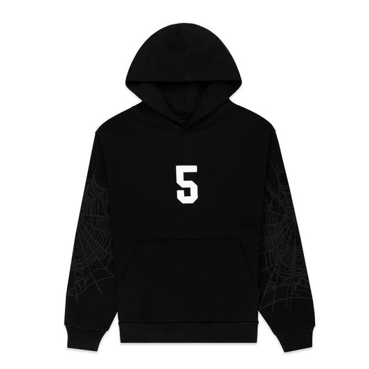 Sp5der Black Stadium Hoodie