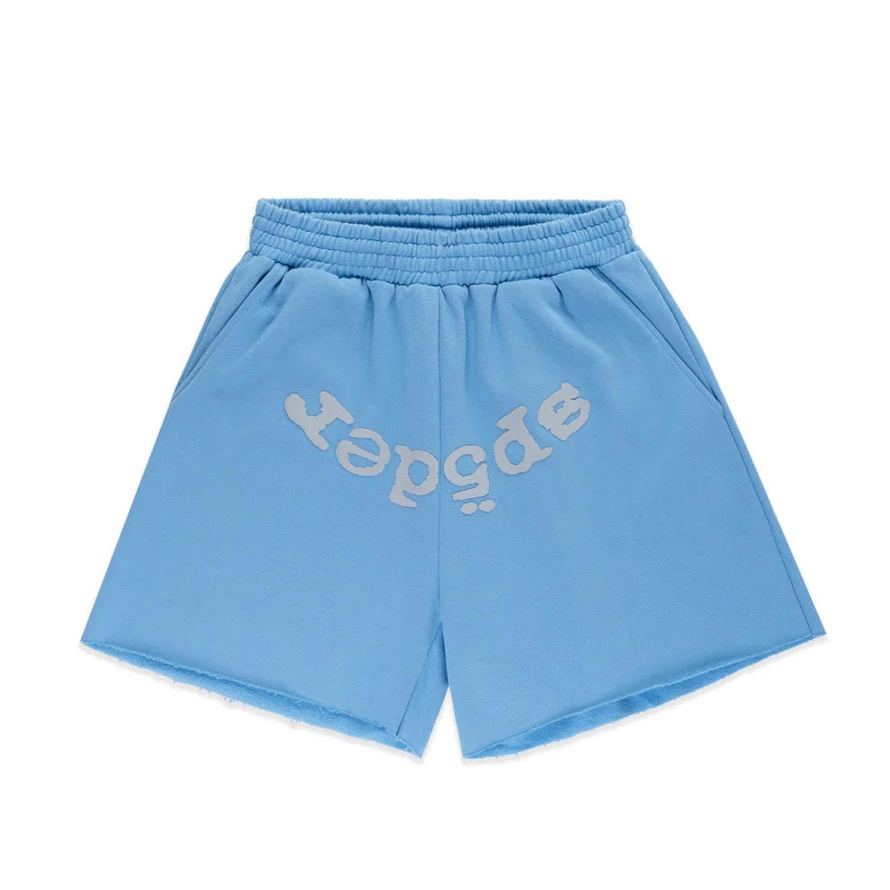 Sp5der Dusty Blue OG Web V2 Shorts